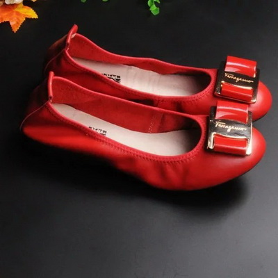 Ferragamo Shallow mouth flat shoes Women--043